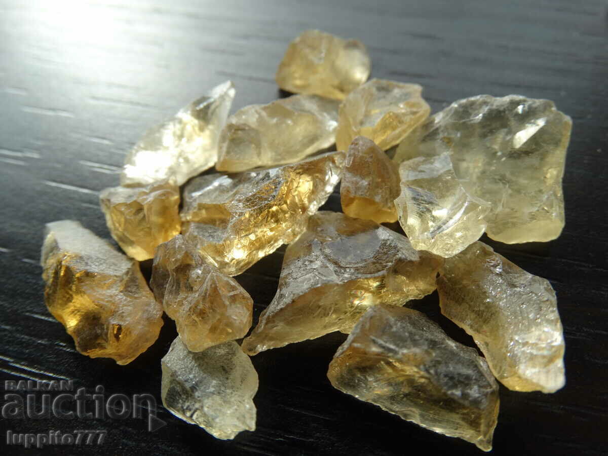 Auction 165 k natural citrine 14 pieces lot Auction 165 k natural citrine 14 pieces lot