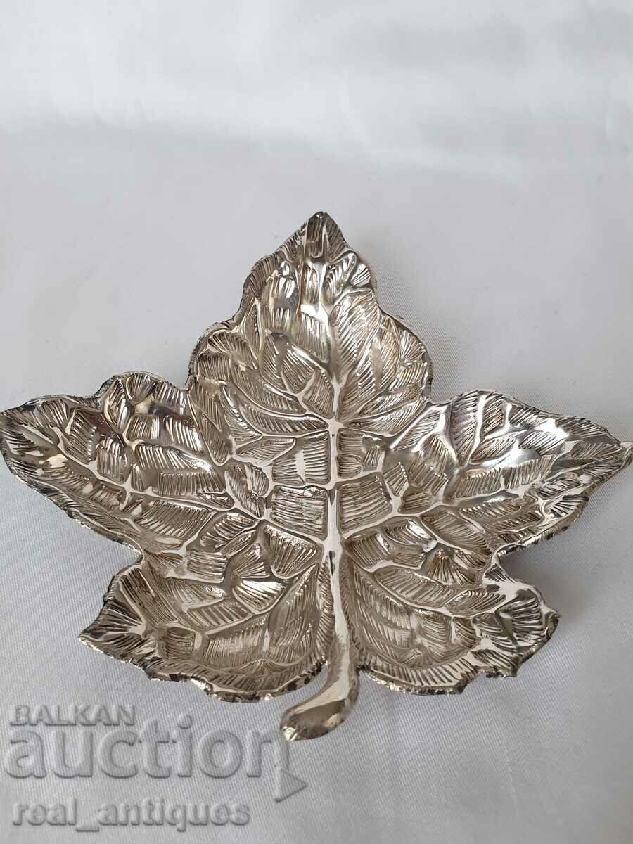 Silver vessel - leaf