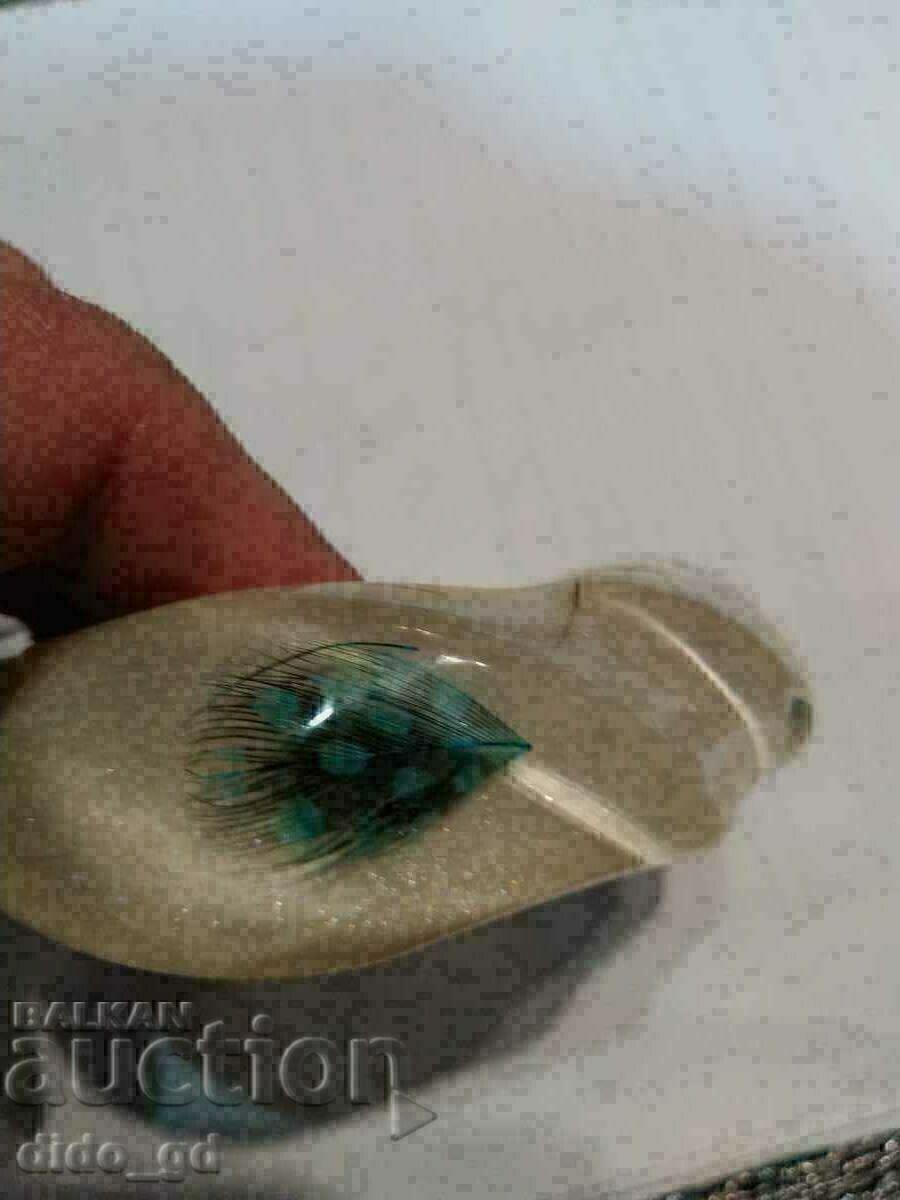 A unique beautiful bracelet with feathers, made of hardened sea foam - 6 A unique beautiful bracelet with feathers, made of hardened sea foam - 6