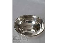 A silver bowl