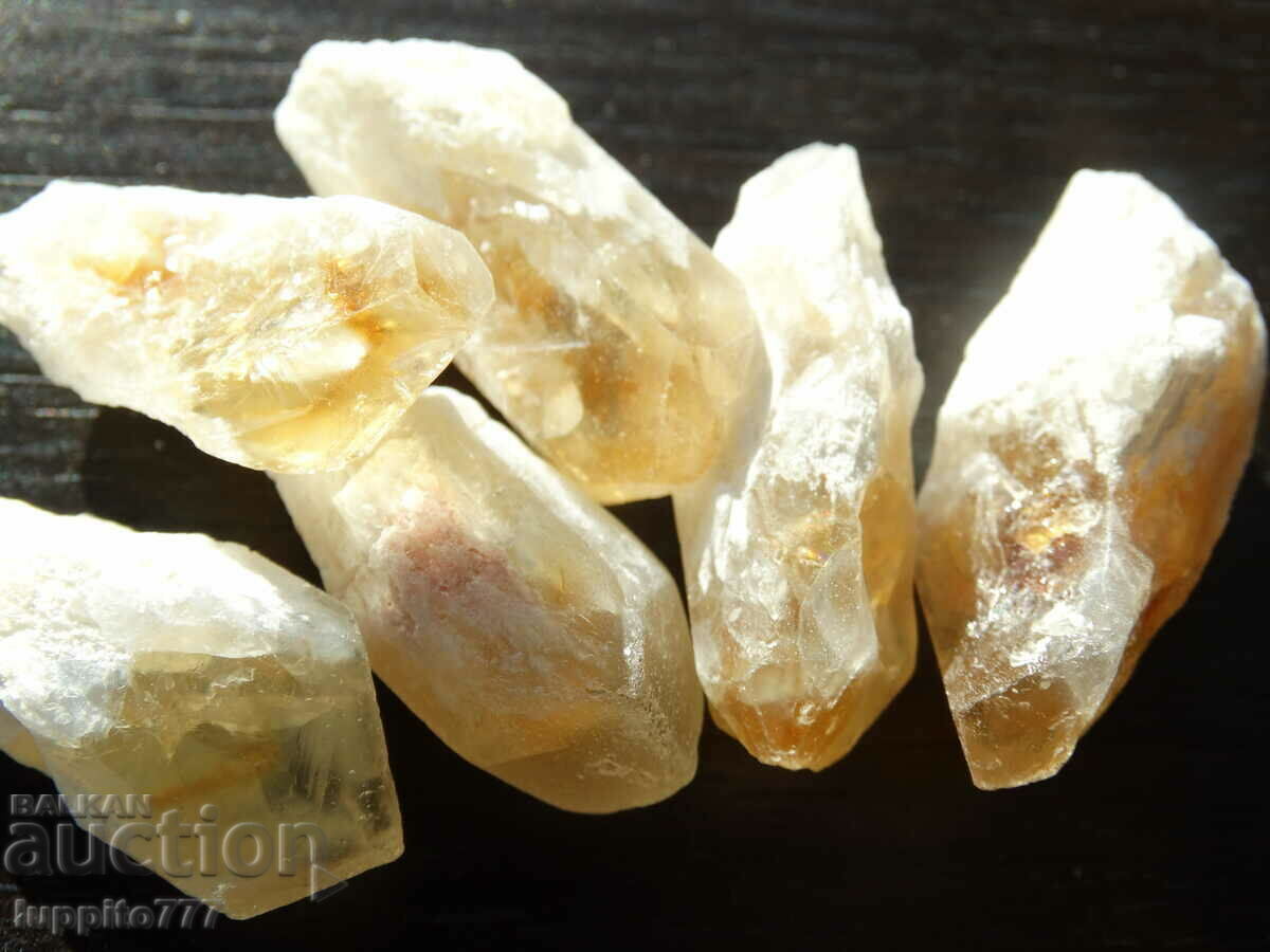52 grams of natural citrine point 6 pieces lot - 5 52 grams of natural citrine point 6 pieces lot - 5