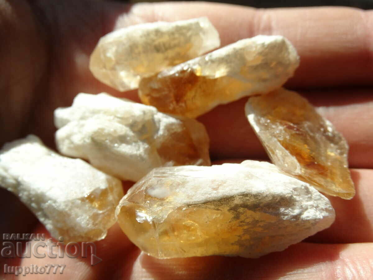 62 grams of natural citrine point 6 pieces lot - 7 62 grams of natural citrine point 6 pieces lot - 7