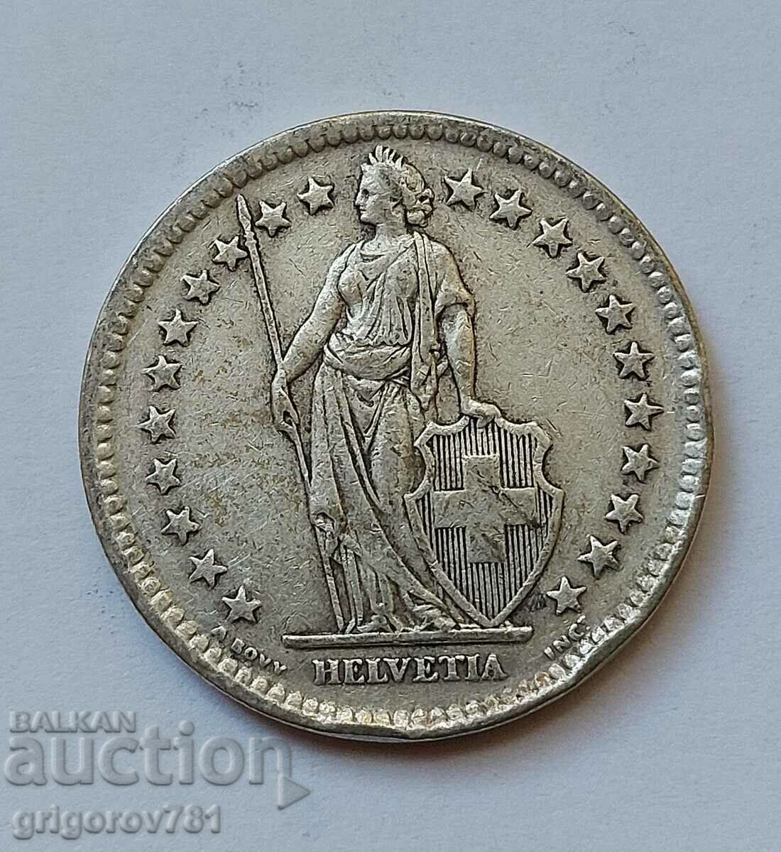 2 Franci Argint Elveția 1944 B - Monedă de argint #6 cu preț € 12.27 | 24.00 BGN