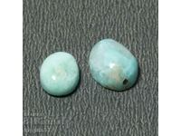 4,40 carate larimar 2 piese cabochon oval