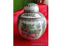 Unique CHINESE Urn, Vase, Ginger Jar, Gold