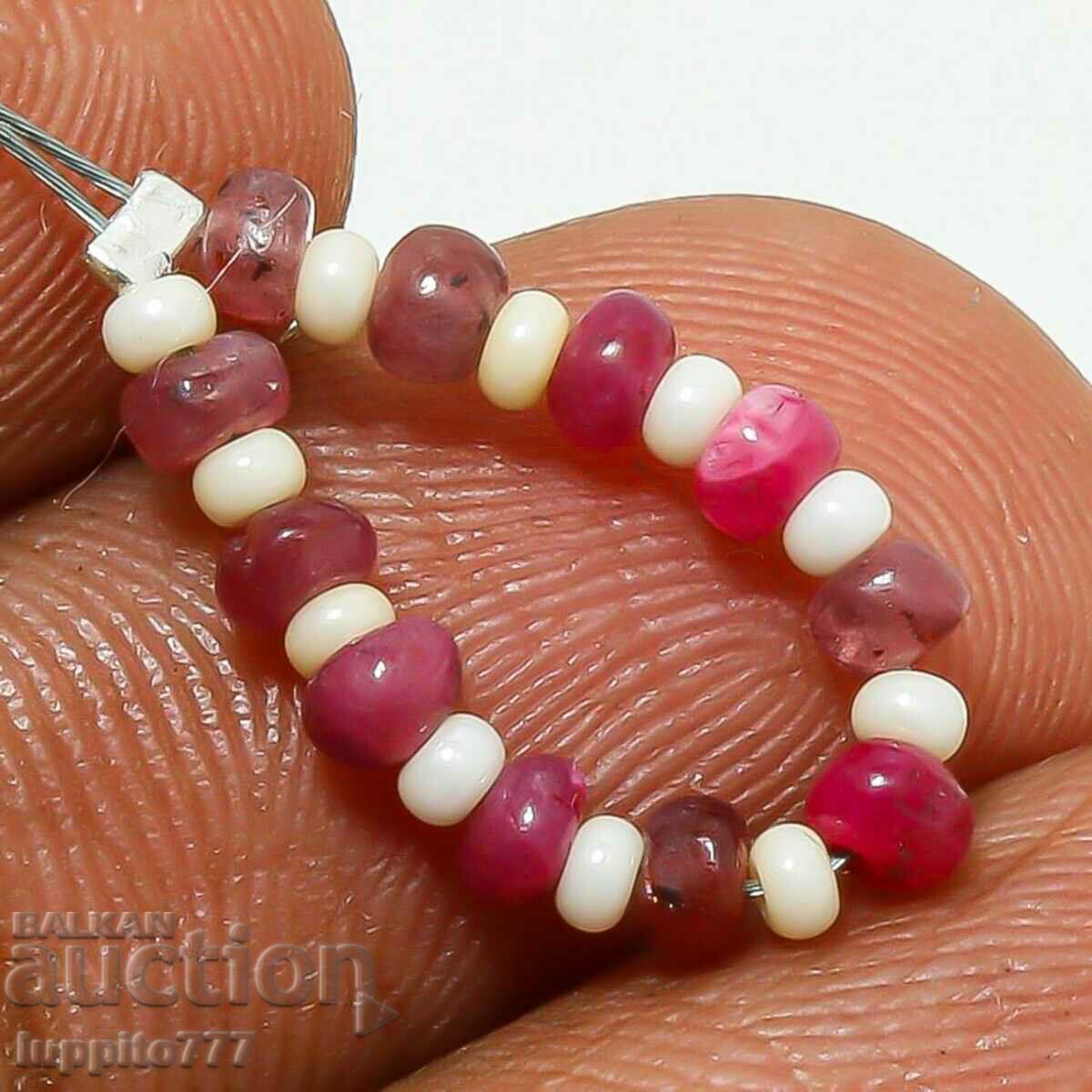 5.82 carat ruby strung with price 39.99 BGN | € 20.45 5.82 carat ruby strung with price 39.99 BGN | € 20.45