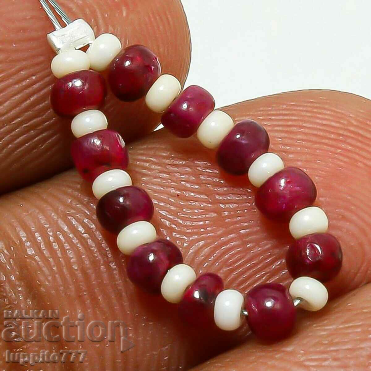 6.45 carat ruby strung with price 39.99 BGN | € 20.45 6.45 carat ruby strung with price 39.99 BGN | € 20.45