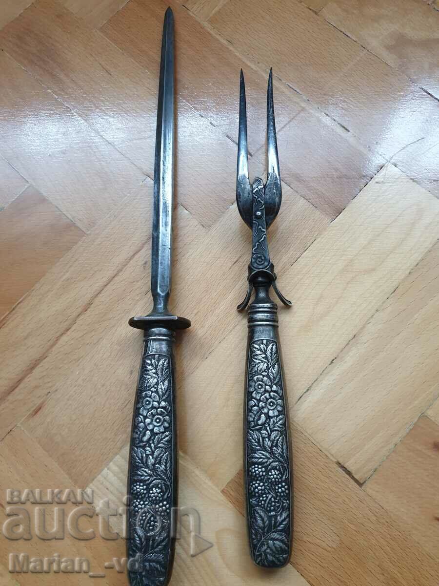 Delivery of Silver-plated table and silver-plated barbecue fork