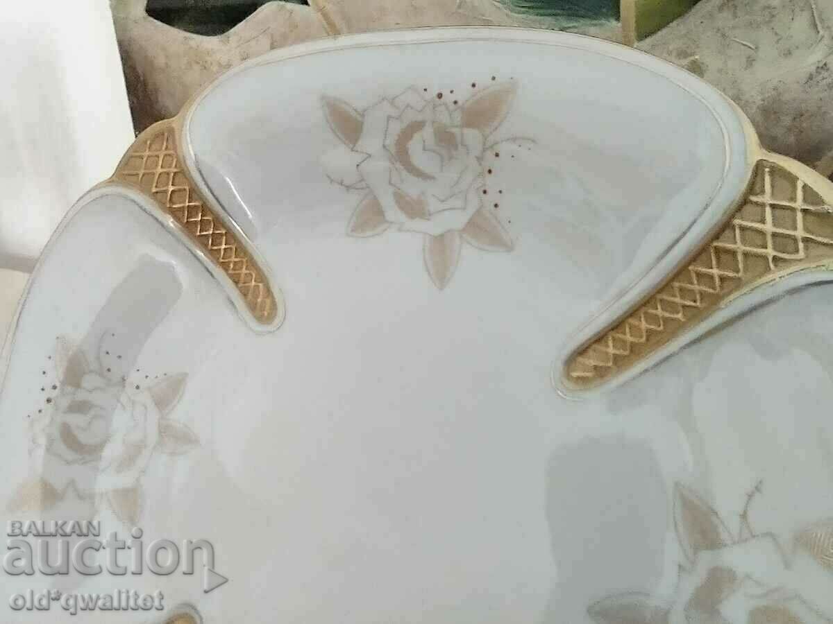 Porcelain plate, porcelain from Germany - white gold with price 157.00 BGN | € 80.27