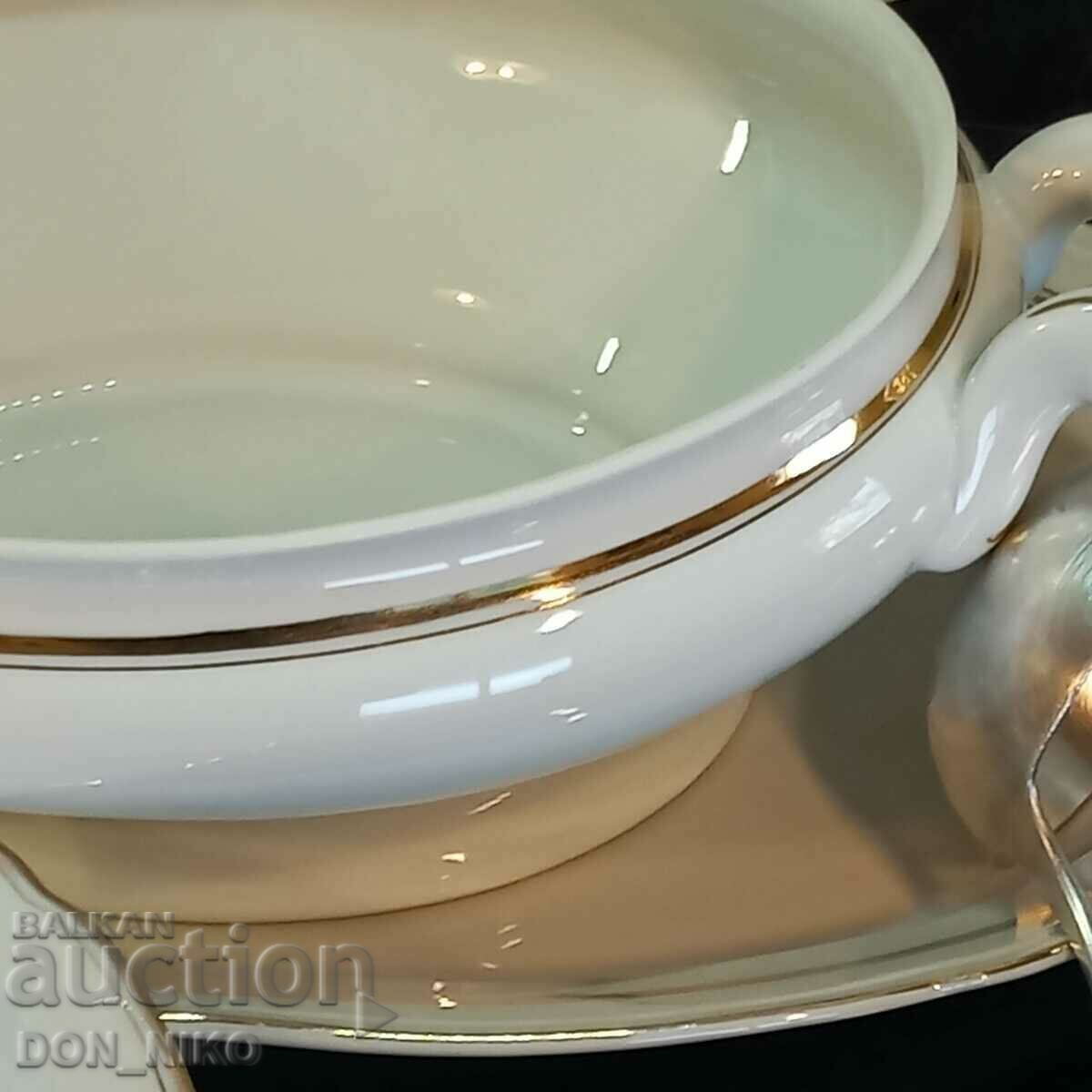 Soup bowl - Porcelain - BAVARIA - SCUMANN - 1918 - 5 Soup bowl - Porcelain - BAVARIA - SCUMANN - 1918 - 5