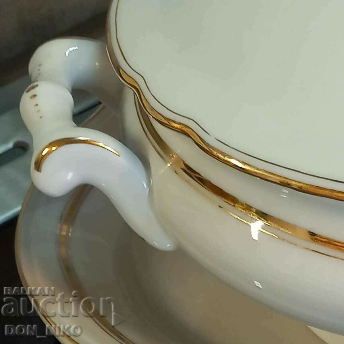 Soup bowl - Porcelain - BAVARIA - SCUMANN - 1918 - 6 Soup bowl - Porcelain - BAVARIA - SCUMANN - 1918 - 6