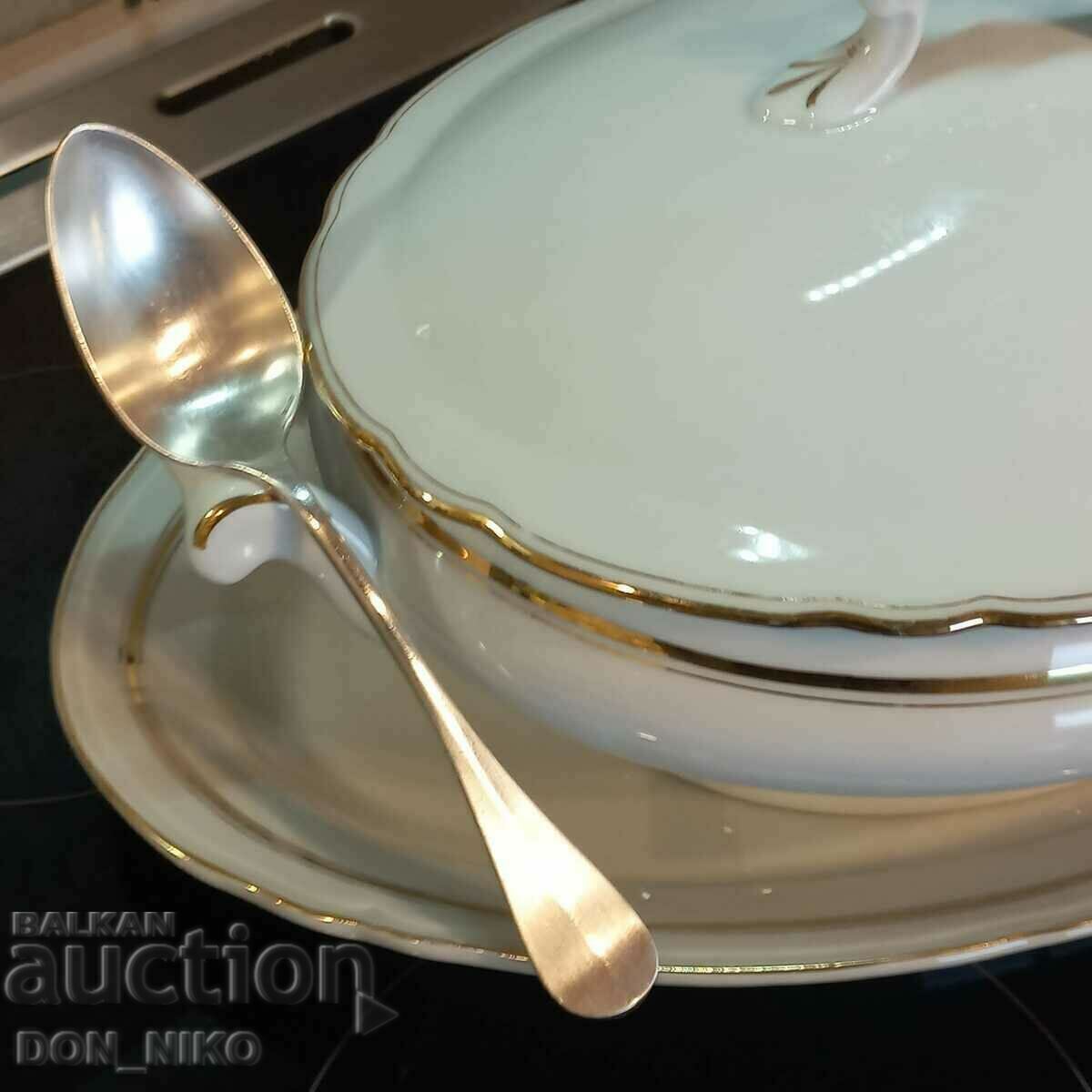 Soup bowl - Porcelain - BAVARIA - SCUMANN - 1918 - 7 Soup bowl - Porcelain - BAVARIA - SCUMANN - 1918 - 7