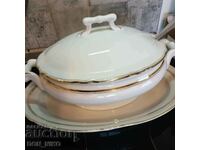 Soup bowl - Porcelain - BAVARIA - SCUMANN - 1918