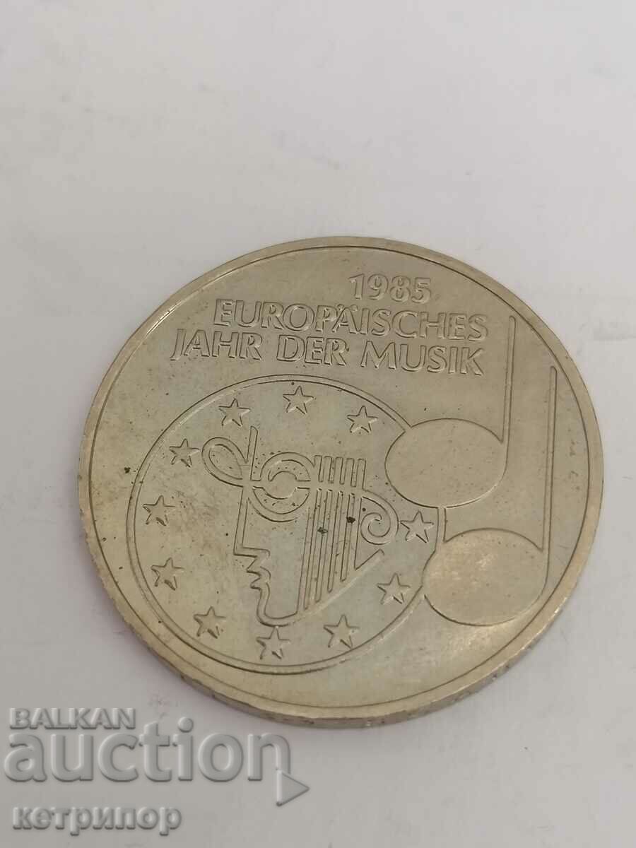 5 stamps Germany 1985 F nickel with price € 6.00 | 11.73 BGN