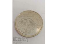 5 марки Германия 1985 г F никел