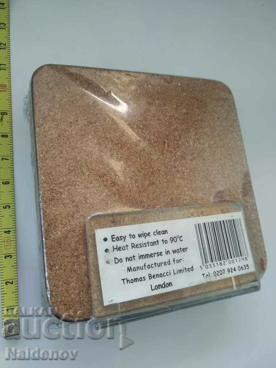 Cork beer stand 6 pcs. London with price 20.00 BGN | € 10.23 Cork beer stand 6 pcs. London with price 20.00 BGN | € 10.23