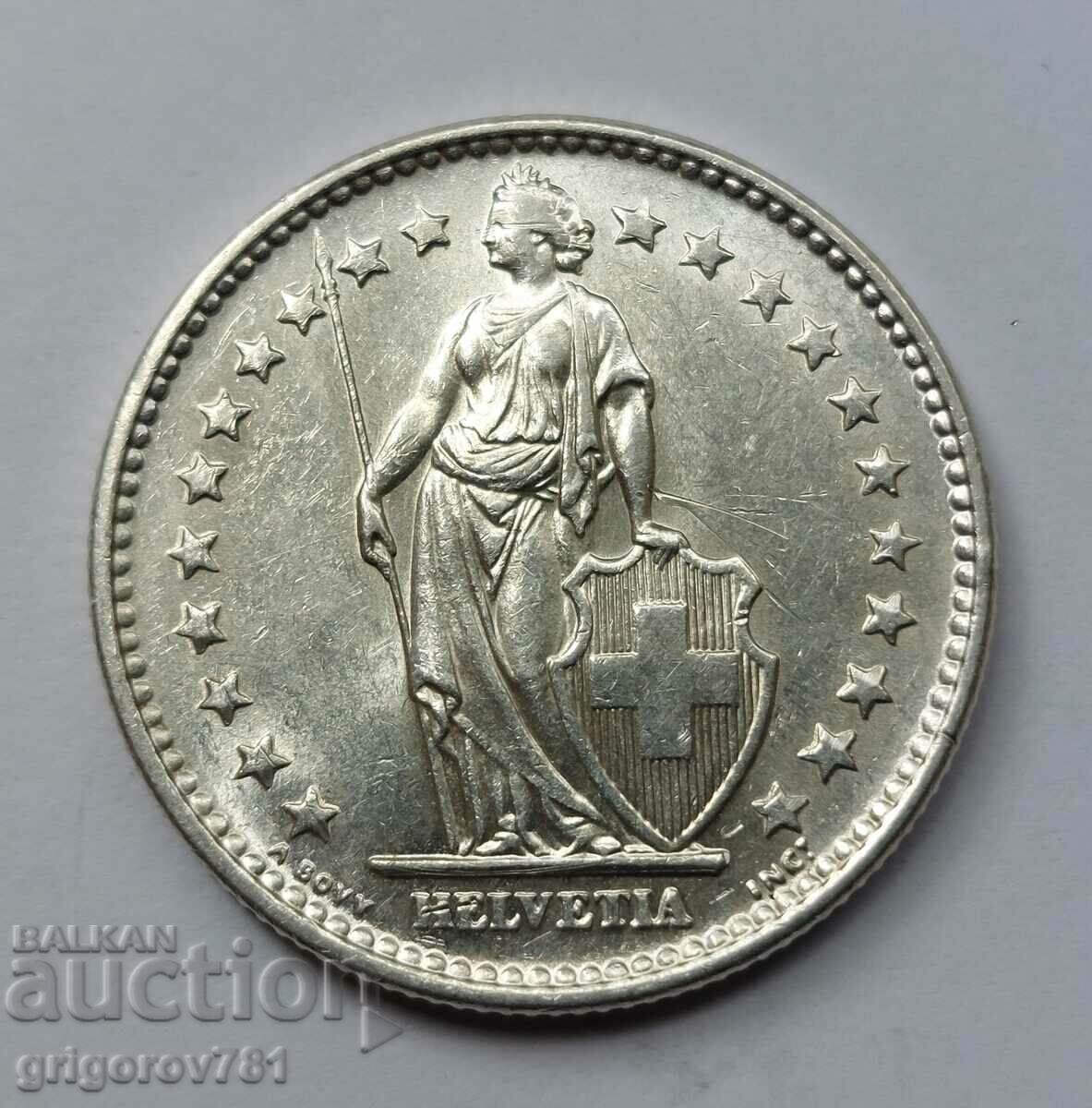 2 франка сребро Швейцария 1965 B - сребърна монета #21 с цена € 12.27 | 24.00 лв. 2 франка сребро Швейцария 1965 B - сребърна монета #21 с цена € 12.27 | 24.00 лв.