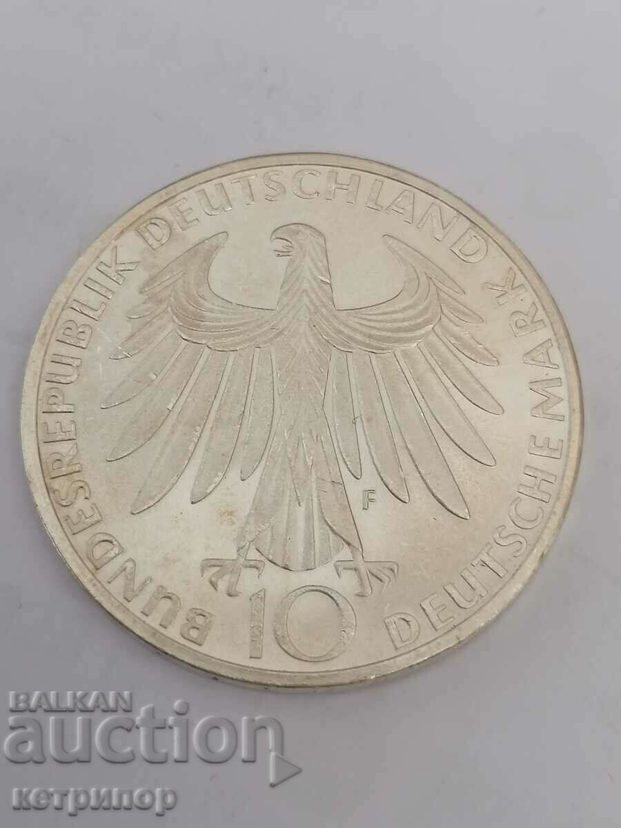 10 γραμματόσημα Γερμανία 1972 F ασήμι