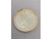 10 марки Германия 1972 г G сребърна