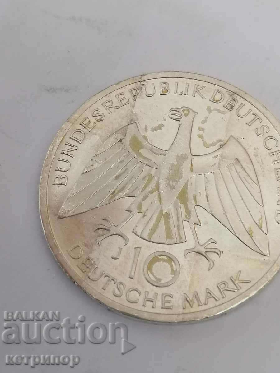 10 timbre Germania 1972 J argint 10 timbre Germania 1972 J argint