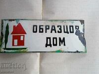 Placa metalica