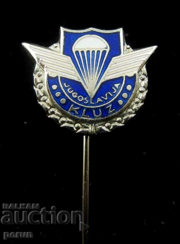 Παράδοση Σήμα αλεξίπτωτου-Γιουγκοσλαβία-Πιλότος Κλουζ-Παρτιζάνικη Πολεμική Αεροπορία Παράδοση Σήμα αλεξίπτωτου-Γιουγκοσλαβία-Πιλότος Κλουζ-Παρτιζάνικη Πολεμική Αεροπορία