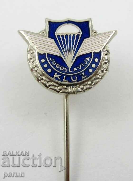 Σήμα αλεξίπτωτου-Γιουγκοσλαβία-Πιλότος Κλουζ-Παρτιζάνικη Πολεμική Αεροπορία