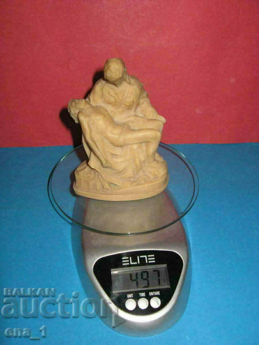 Pieta, a small Italian alabaster sculpture, Michelangelo - 6