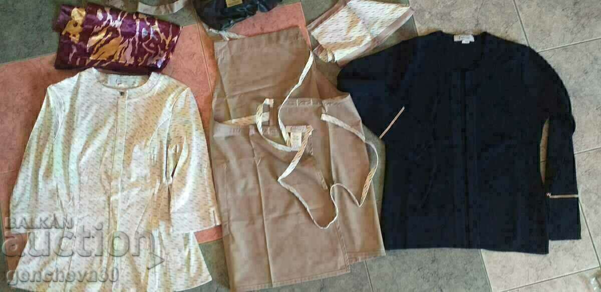 Costum de stewardesă, șorț, cămașă, vestă cu preț 50.00 BGN | € 25.56 Costum de stewardesă, șorț, cămașă, vestă cu preț 50.00 BGN | € 25.56