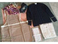 Costum de stewardesă, șorț, cămașă, vestă