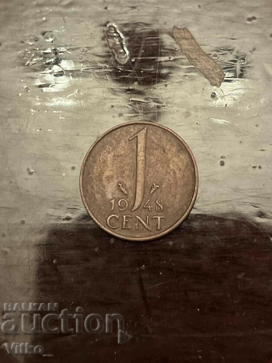 1 Cent 1948 Netherlands with price 1.00 BGN | € 0.51 1 Cent 1948 Netherlands with price 1.00 BGN | € 0.51