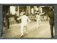 Old photo fencing competition