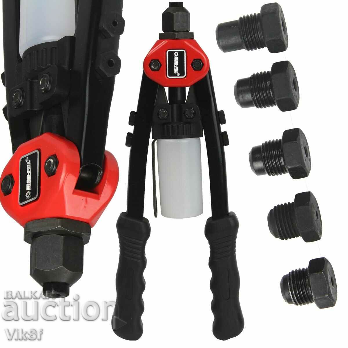 MAR-POL hand threader set M3 – M12 / 410 mm with price 115.50 BGN | € 59.05 MAR-POL hand threader set M3 – M12 / 410 mm with price 115.50 BGN | € 59.05