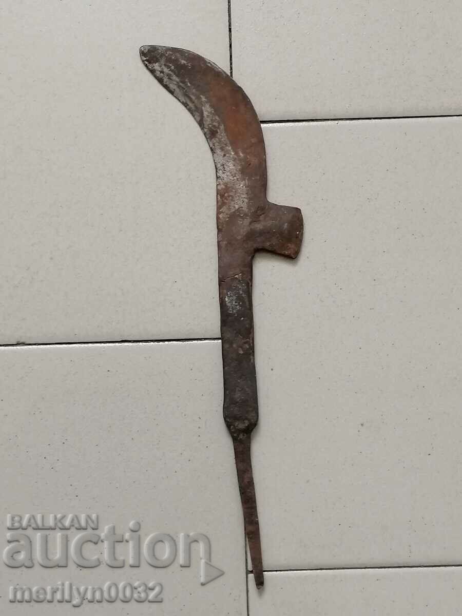 Old hand forged hammer, wrought iron blade with price 24.00 BGN | € 12.27 Old hand forged hammer, wrought iron blade with price 24.00 BGN | € 12.27