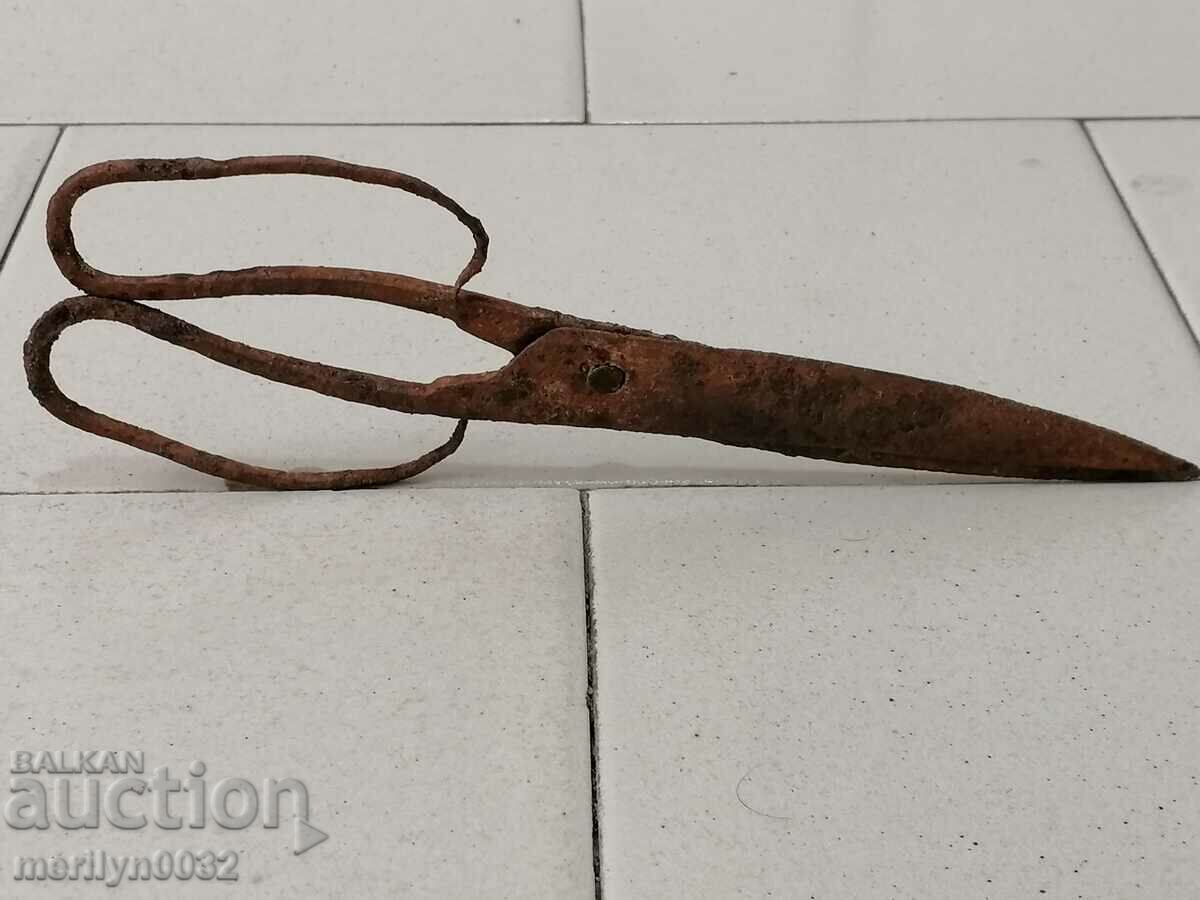 Delivery of Renaissance forged scissors, wrought iron Delivery of Renaissance forged scissors, wrought iron