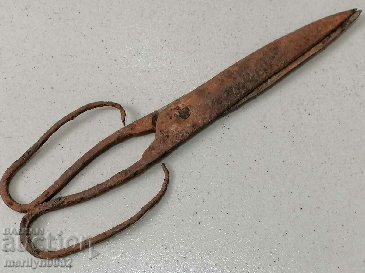 Renaissance forged scissors, wrought iron - 7 Renaissance forged scissors, wrought iron - 7