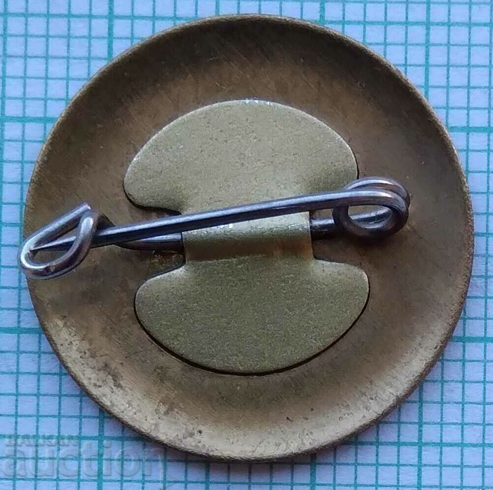 Auction 12251 Badge - 110 years of Bulgarian messages 1879-1989 Auction 12251 Badge - 110 years of Bulgarian messages 1879-1989