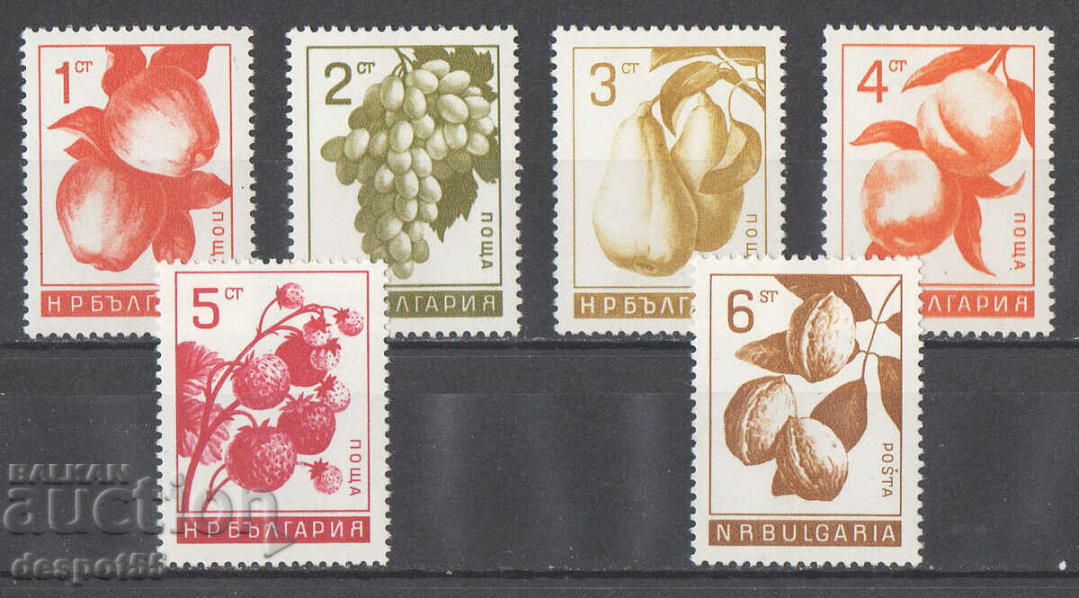 1965. Bulgaria. Regular - fruits.