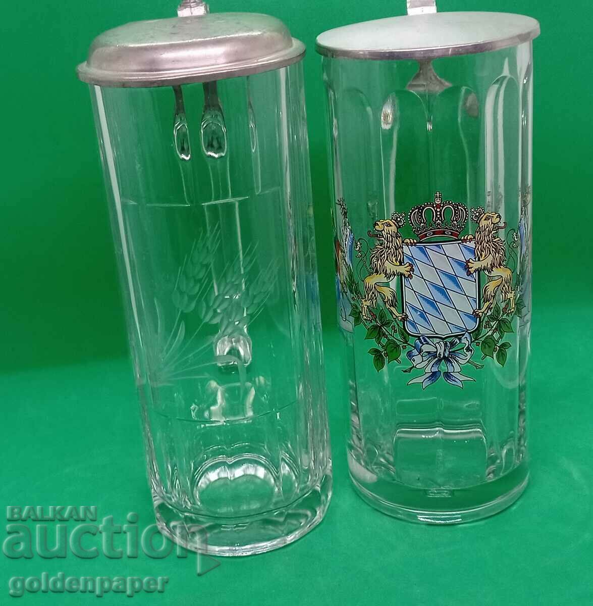 Glass mugs 1l
