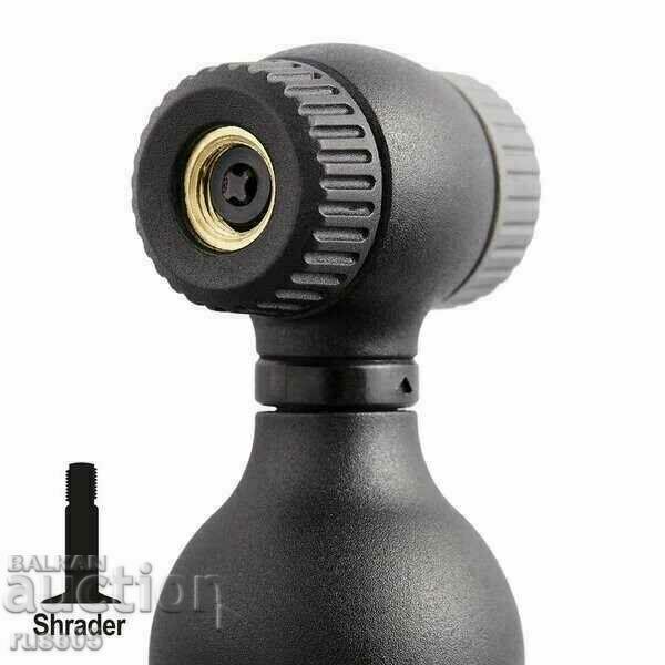 Manual pump for trekking bike, black new - 5