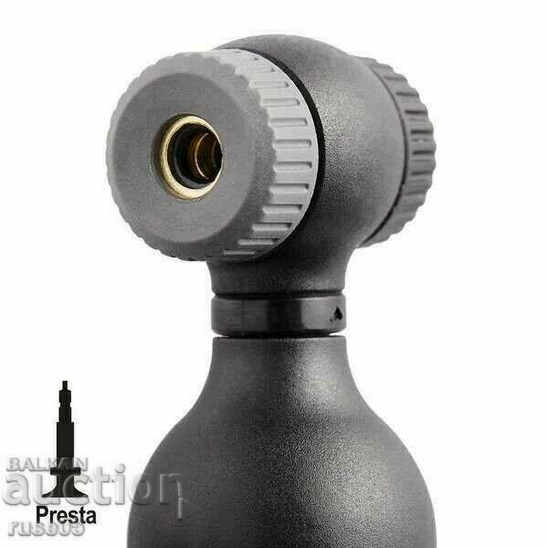 Manual pump for trekking bike, black new - 6