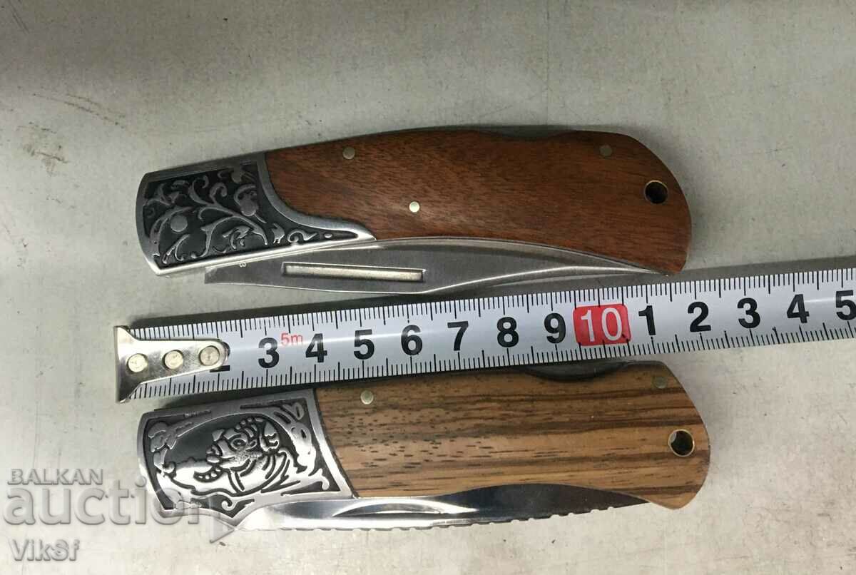 Folding knives 2 models Lion or Tiger /Russia/ with price 20.50 BGN | € 10.48