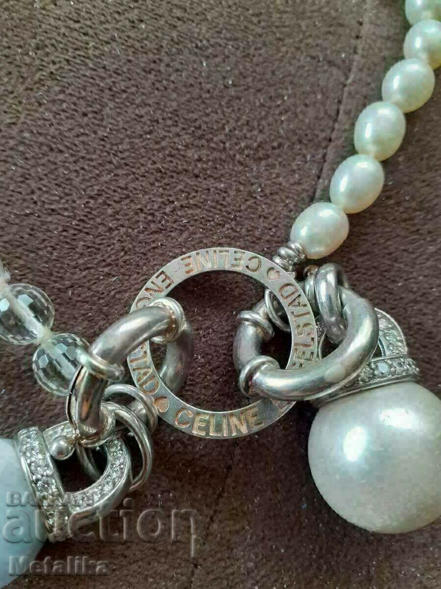 Necklace with real pearls with price 179.00 BGN | € 91.52