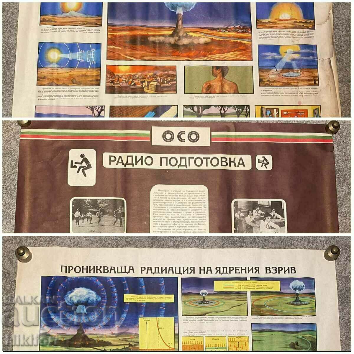 Posters Boards Civil Defense 7 pcs. Posters Boards Civil Defense 7 pcs.