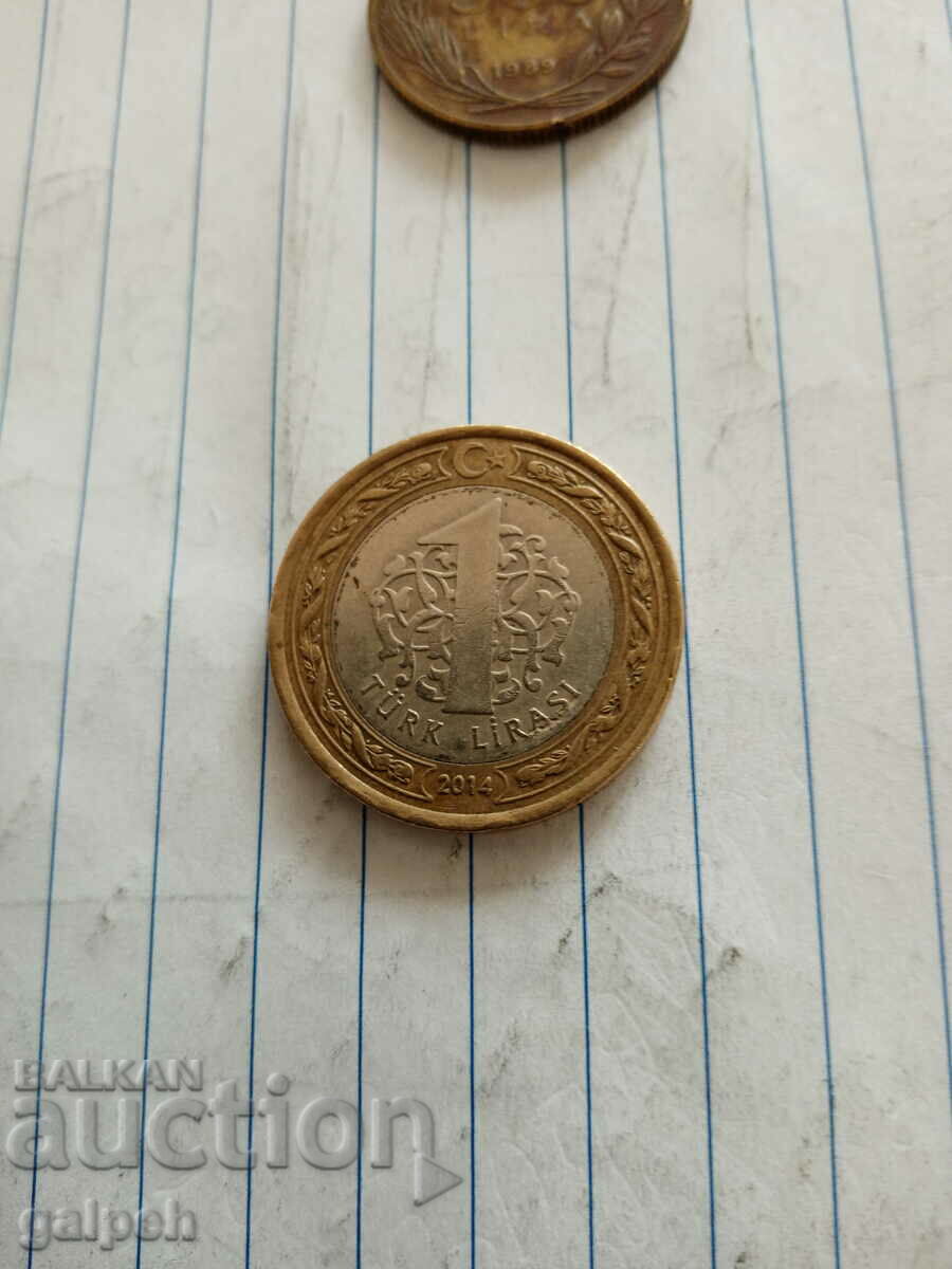 Auction TURKEY - LOT OF COINS - 6 pcs. - BGN 2 Auction TURKEY - LOT OF COINS - 6 pcs. - BGN 2