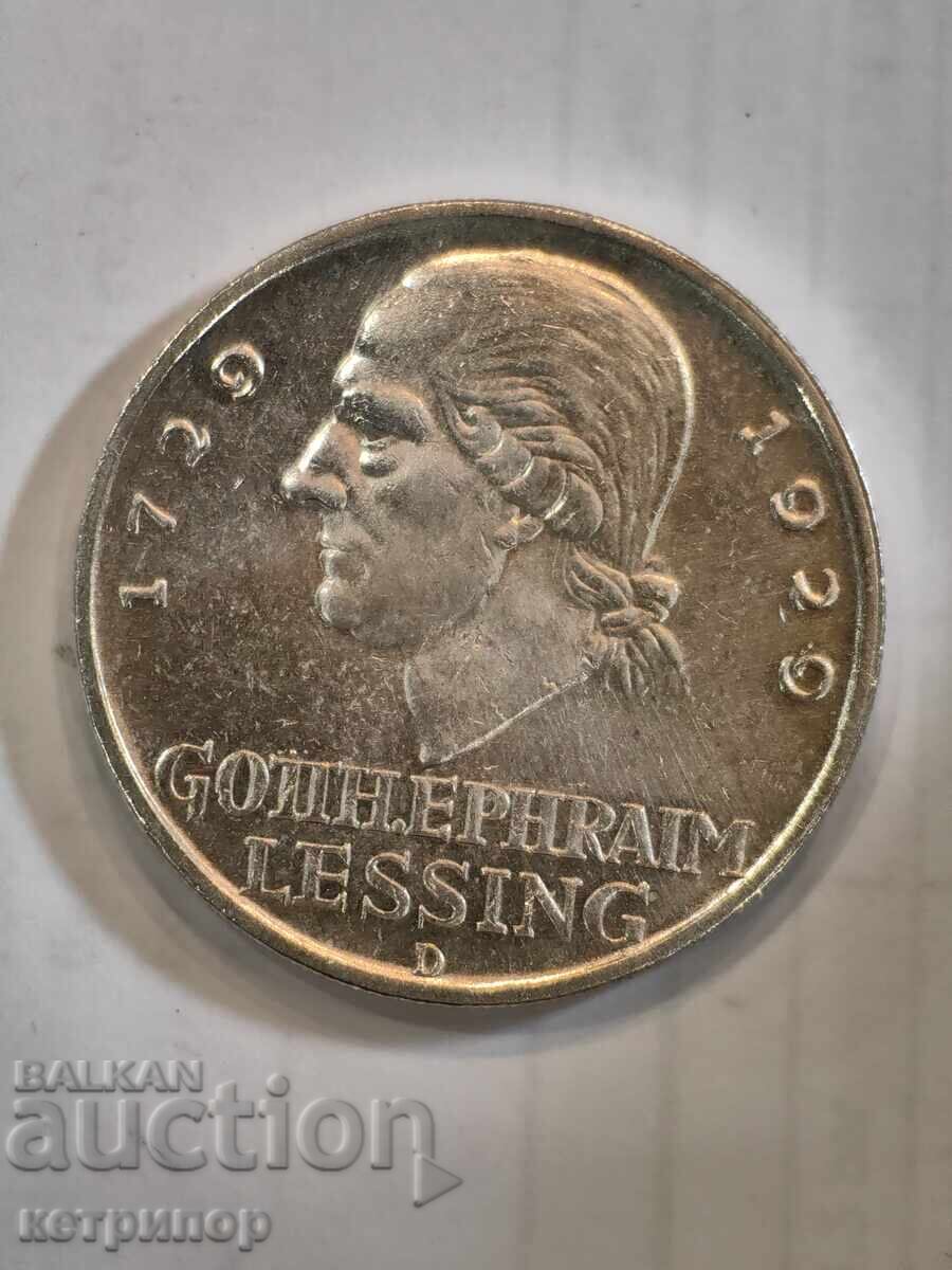 5 γραμματόσημα 1929 D Γερμανία Silver Δημοκρατία της Βαϊμάρης