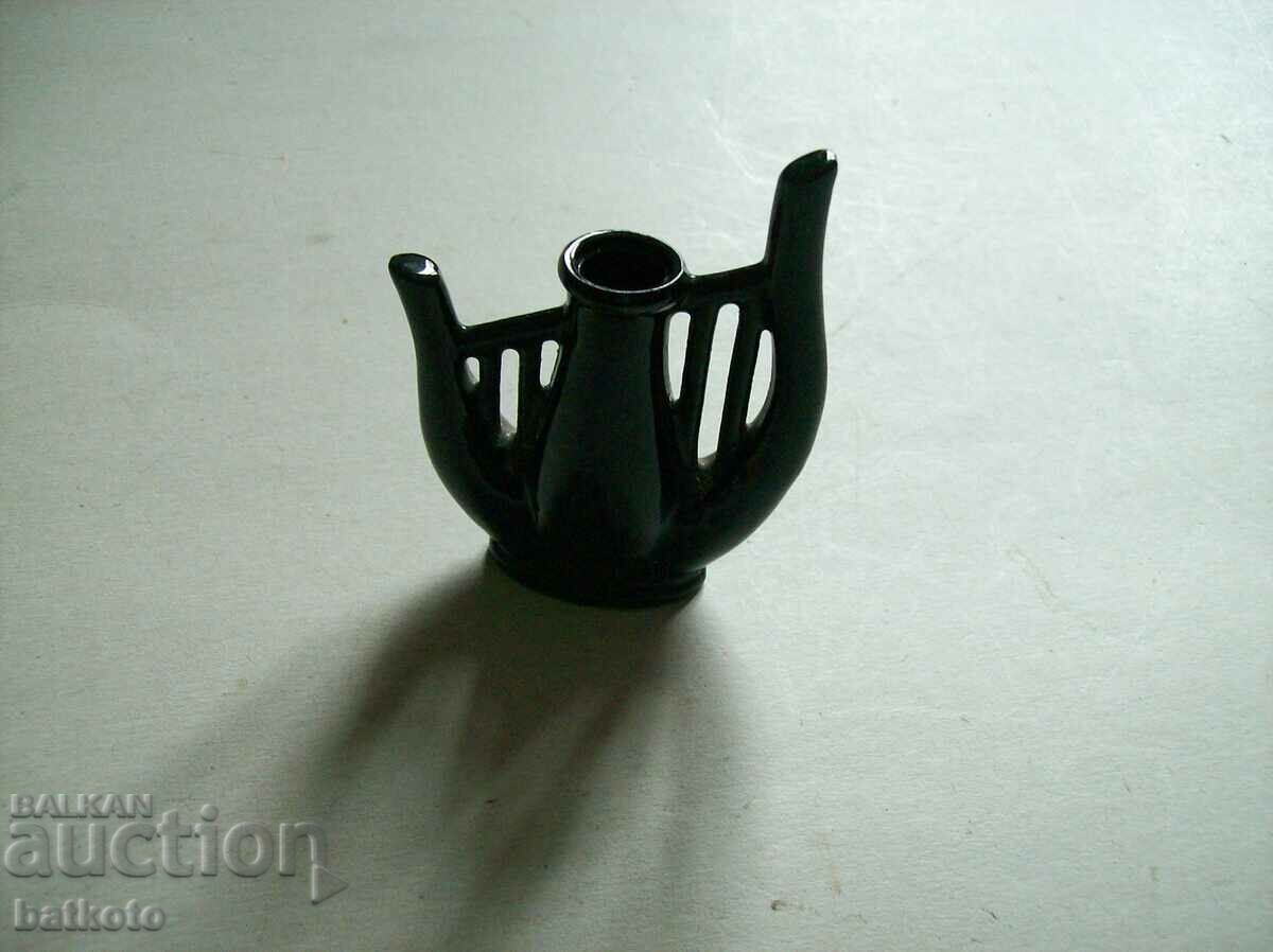 Beautiful old porcelain candle holder with price 3.50 BGN | € 1.79 Beautiful old porcelain candle holder with price 3.50 BGN | € 1.79
