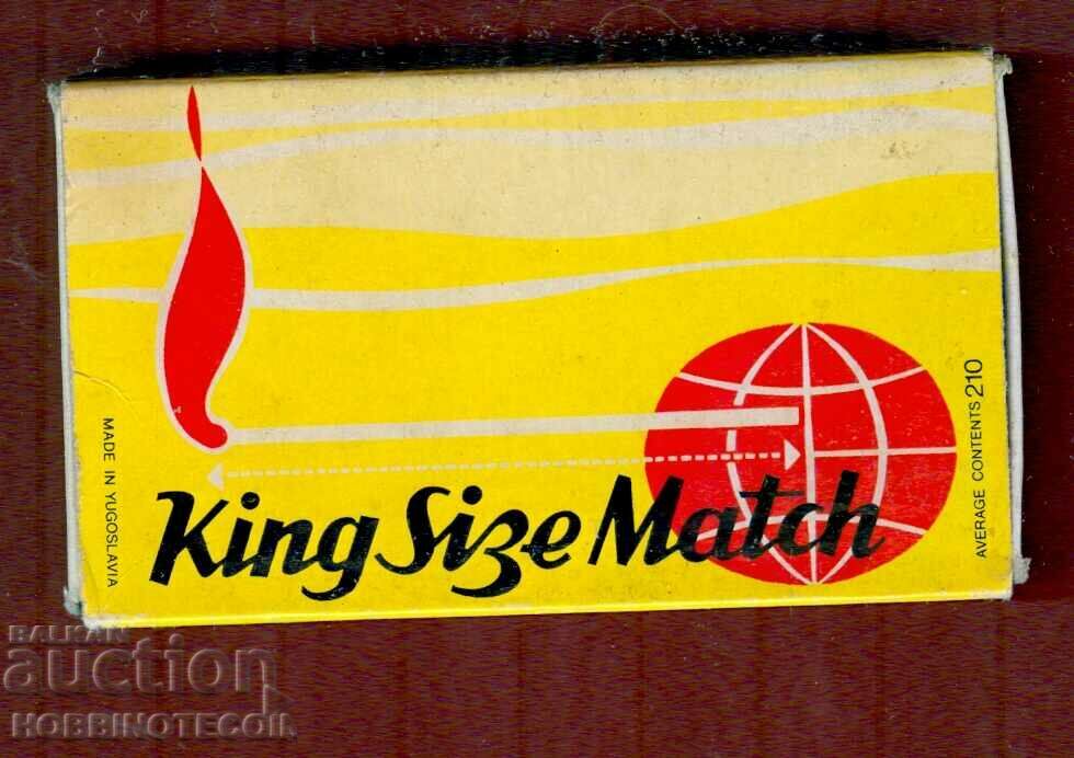 Meciurile de colecție se potrivesc cu KINGSIZE MATCH Yugoslavia LARGE