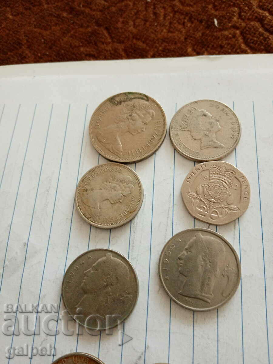 COINS - MIXED LOT - 15 pcs. - BGN 6 - 5