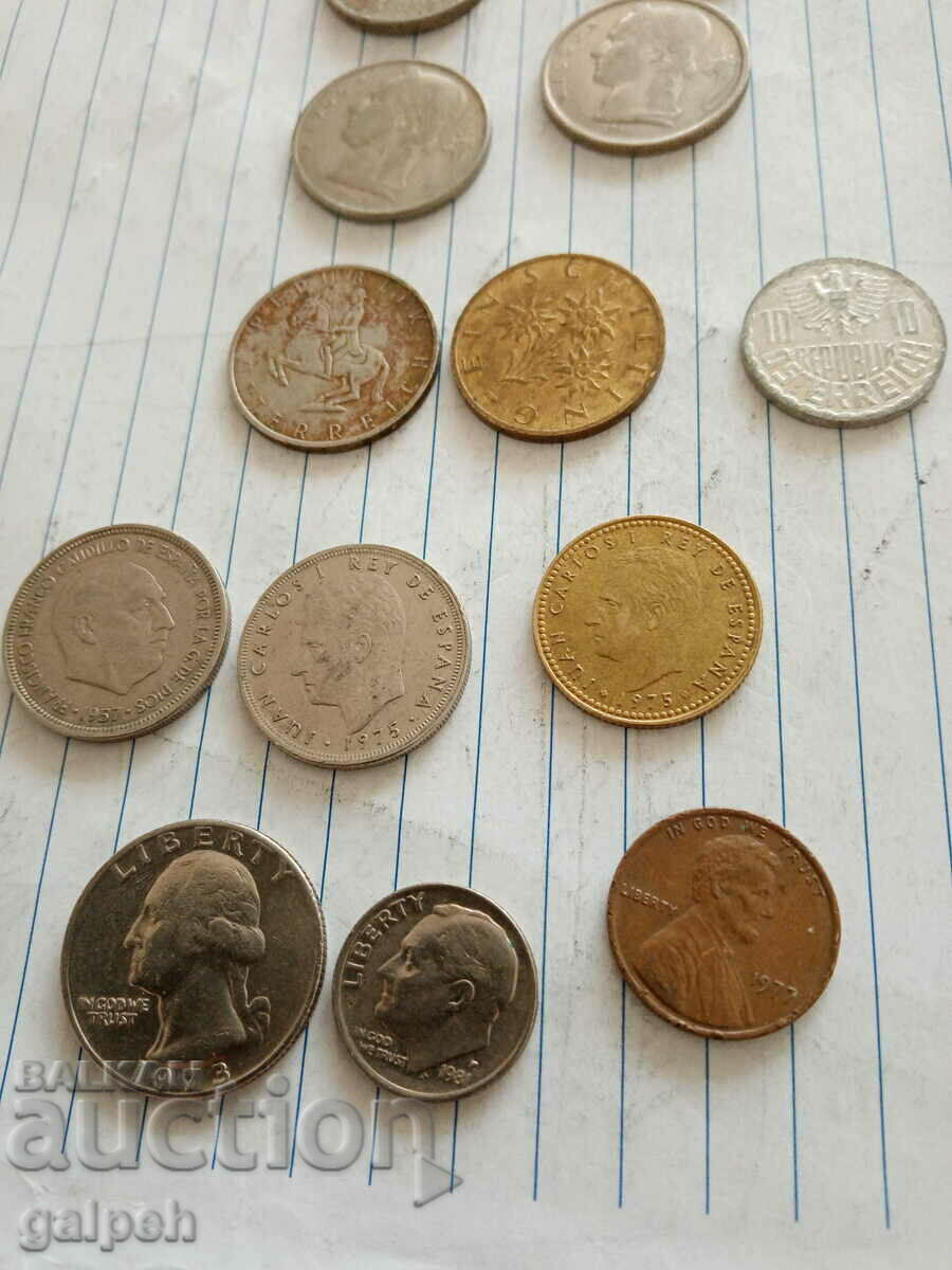 COINS - MIXED LOT - 15 pcs. - BGN 6 - 6